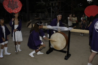 太鼓の音も勇ましい
