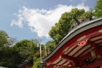 熊本城稲荷神社にて
