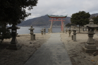 岩子島 厳島神社にて
