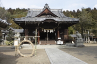 向東八幡神社にて