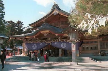 竹駒稲荷神社拝殿